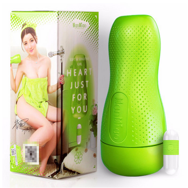  Âm đạo giả cầm tay có rung Manmiao 